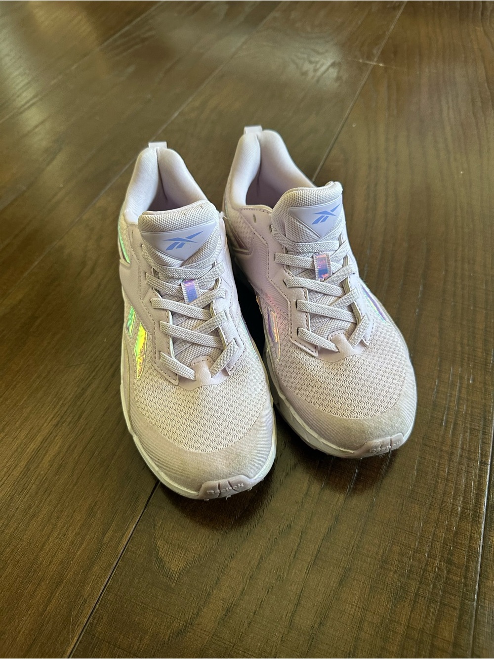 Reebok Charge Lilac Iridescent Accent Running Sneakers